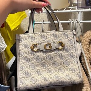 G by Guess Cream and Gold Shoulder Bag